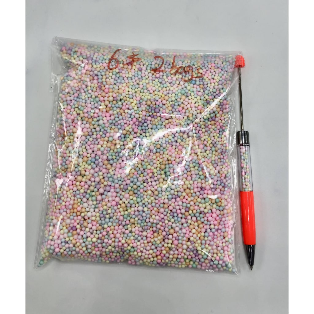 Colorful Globe Confetti Stryofoam Pen Filler 2 Bags