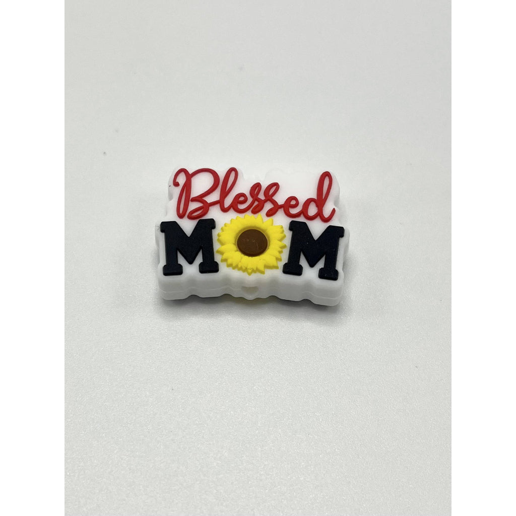 Blessed Mom Silicone Focal Beads