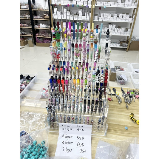 Pen Display Rack, Pen Holder for Display, Pen Stand Suitable for Both Pens and Pencils