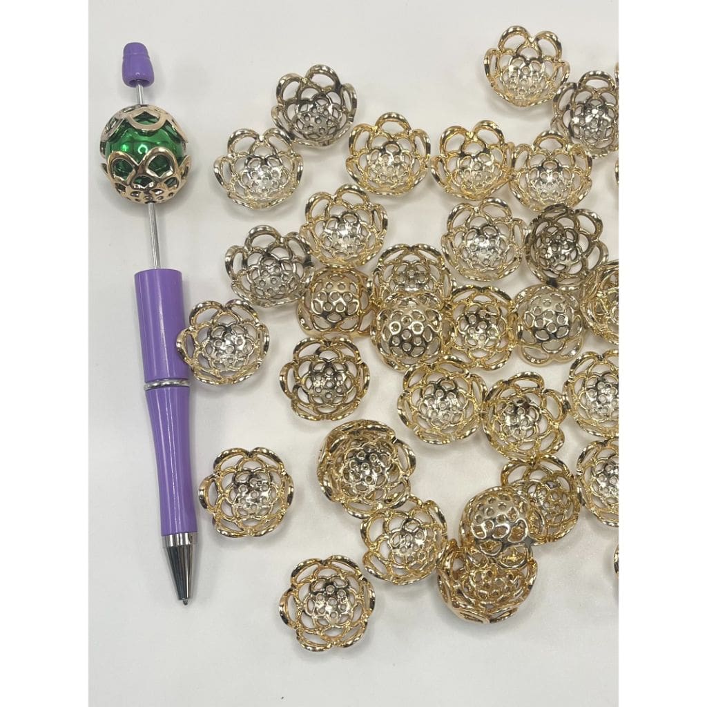 Bead Cage Bead Cap for 16mm Beads Stars