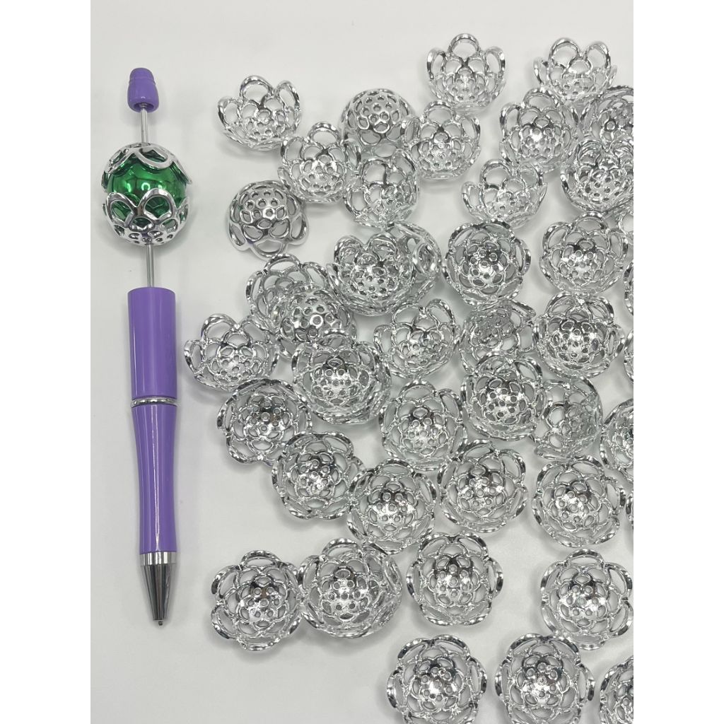 Bead Cage Bead Cap for 20mm Beads Flower Shape