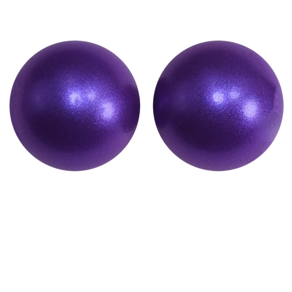 Metallic Finish Solid Color Opal Silicone Beads 15mm