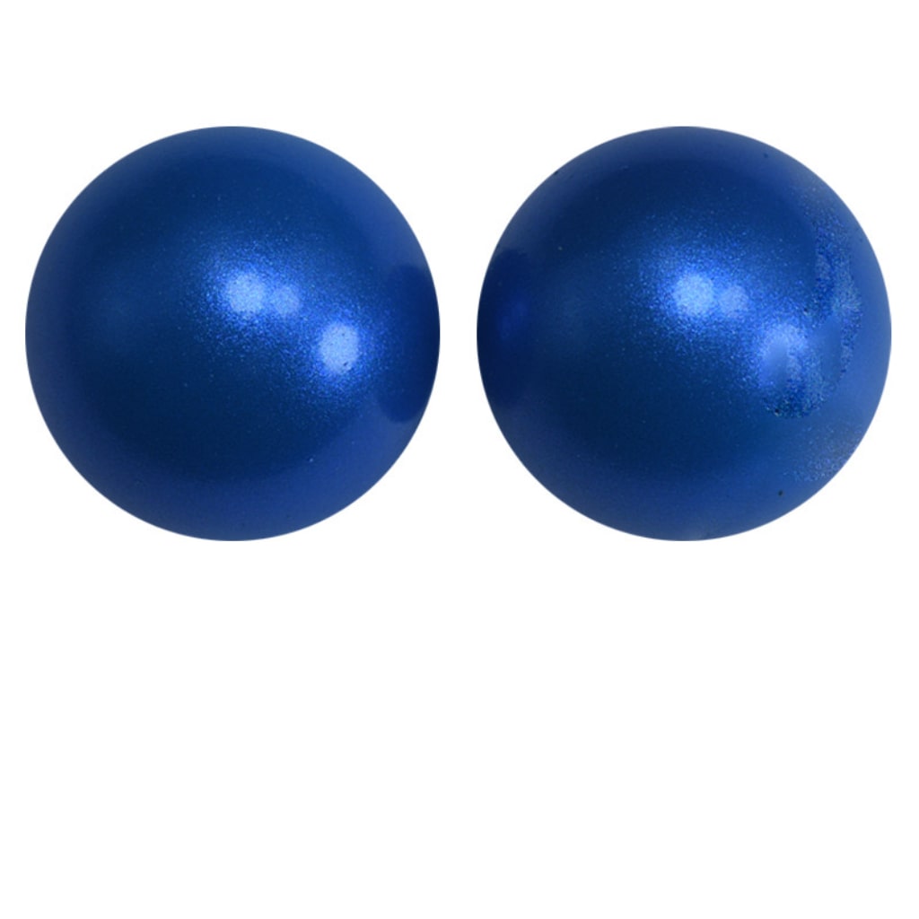 Metallic Finish Solid Color Opal Silicone Beads 15mm