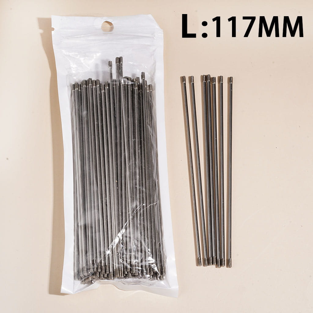 DIY Environmental Stainless Extender Steel Pole Stick for Beadable Pens, Length 117MM