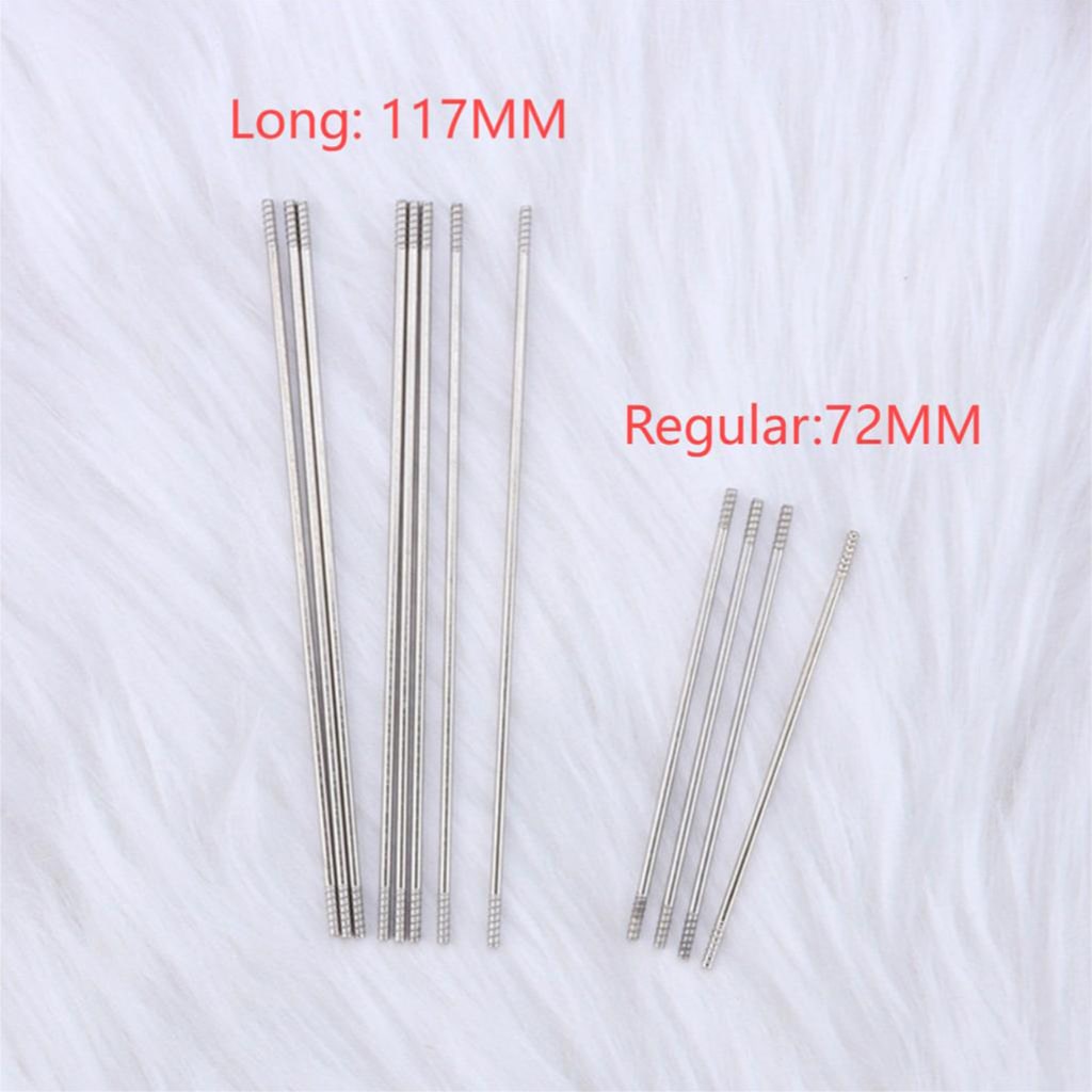 DIY Long Style Environmental Stainless Extender Steel  Pole Stick for Beadable Pens,117MM