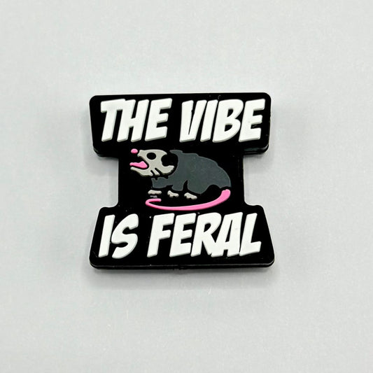 Angry Possum Mouse, The Vibe is Feral Silicone Focal Beads