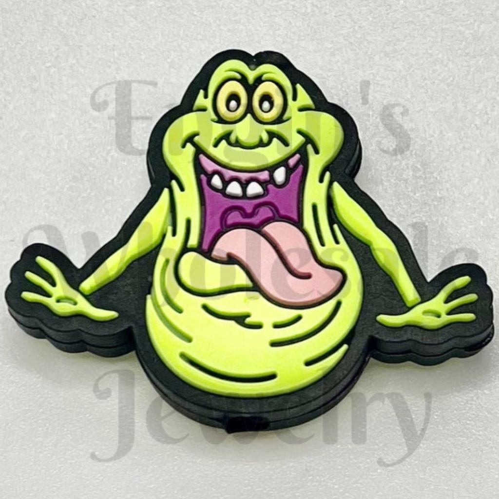 Slime Ghost Catcher Silicone Focal Beads