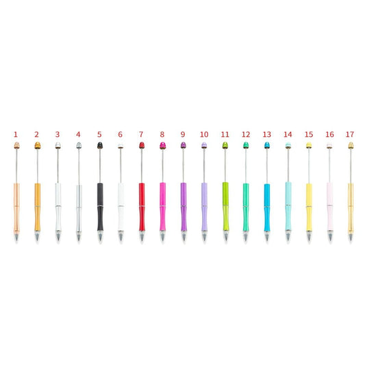 Metal Beadable Pencils with Additional Colors Refills