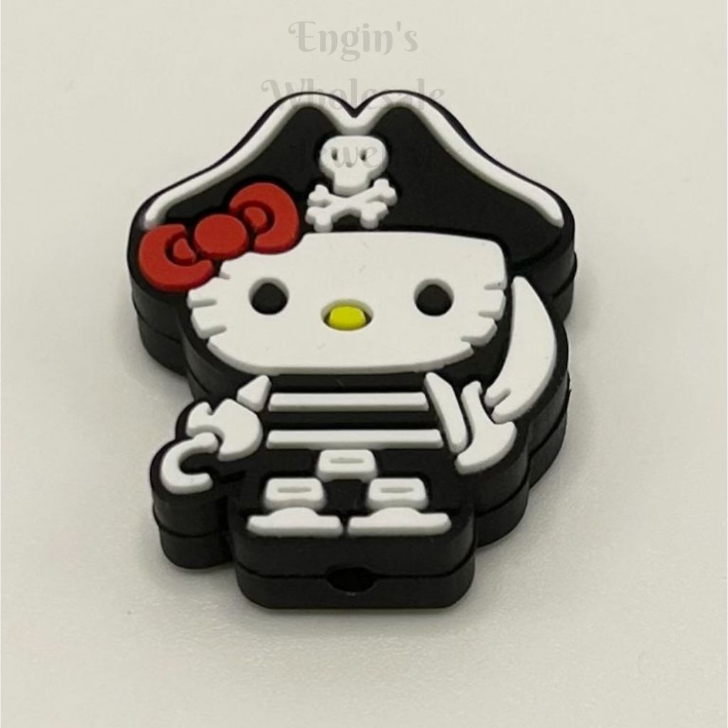 Hello Kitty pirate-themed product on a light gray background


