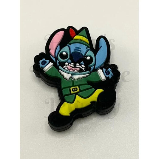 Colorful character figurine on a white background

