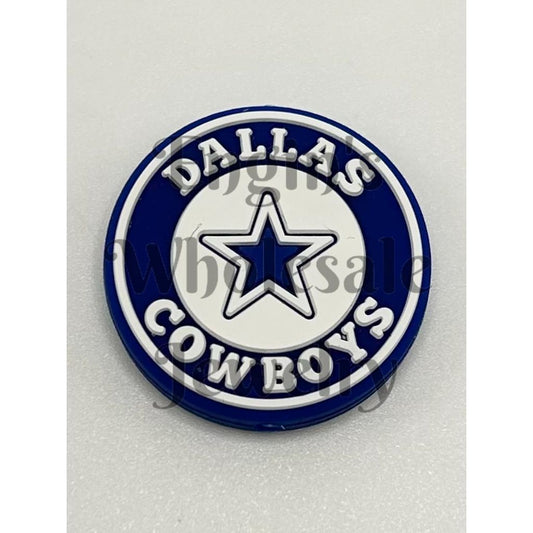 Western Gunslingers football Silicone Focal Beads