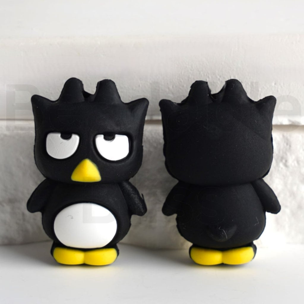 3D Adorable Character Cartoon Humor Badtz-Mar Silicone Focal Beads