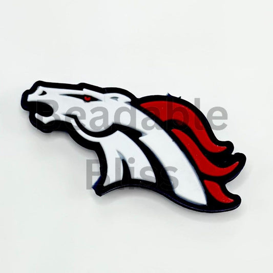 Wildrunners Football Silicone Focal Beads