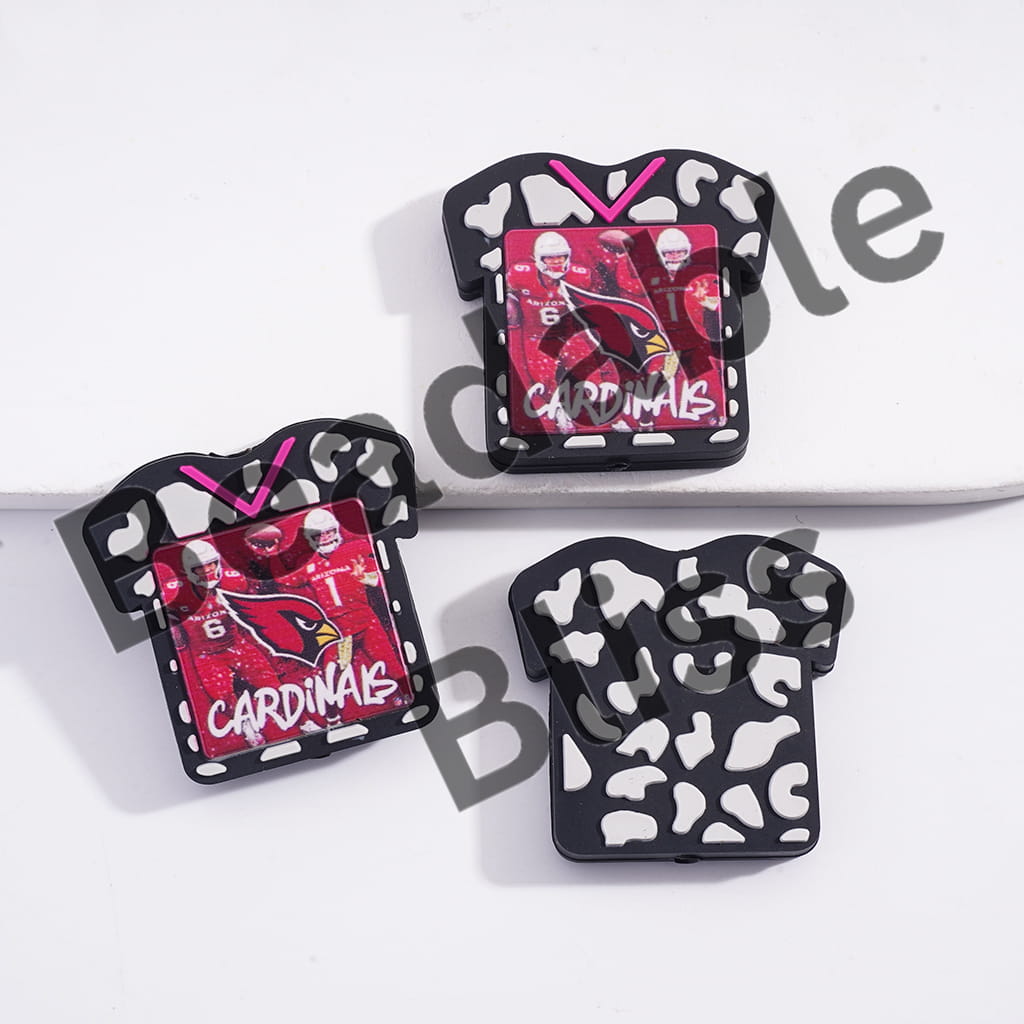 Three phone case designs featuring a sports team logo on a white background.