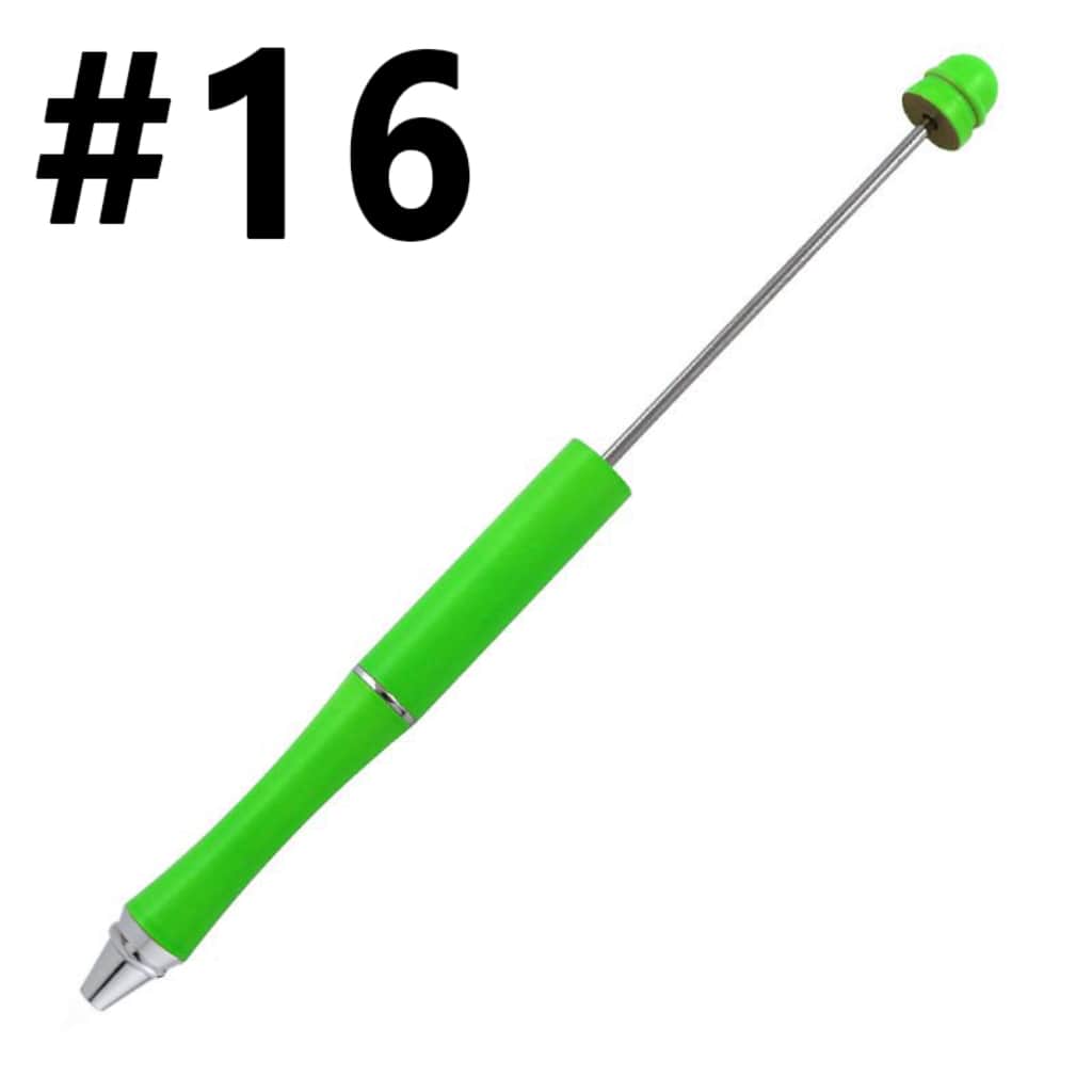 New Style Fashion Metal Beadable Pens in Solid Color (Refill Replacement is Available)