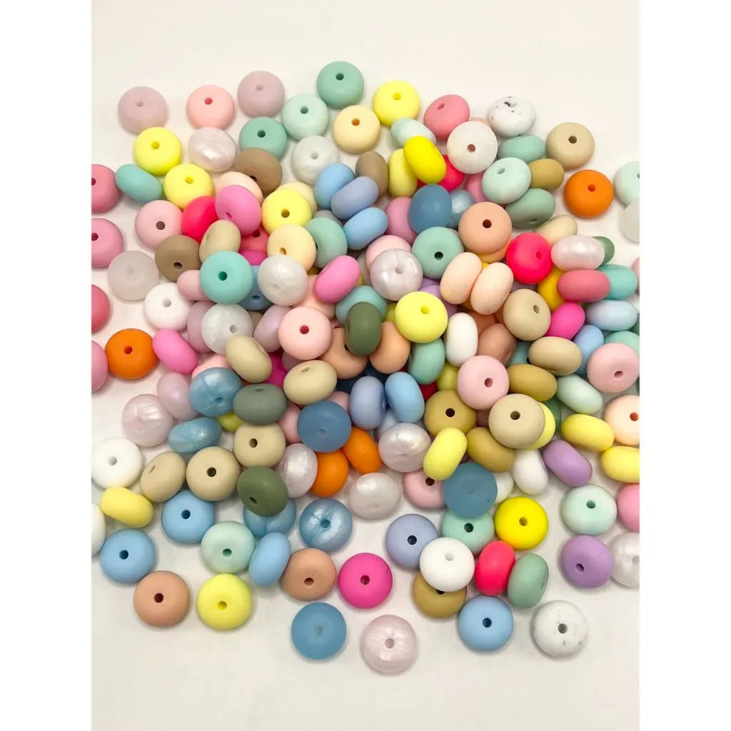 Silicone Wheel Beads Abacus Beads