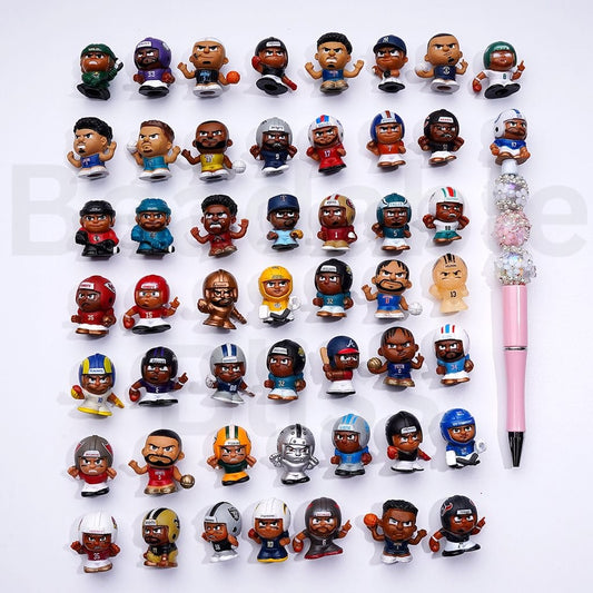 USA America Sports Football Basketball Baseball Hockey Pen Toppers, Around 26MM Long, Random Mix