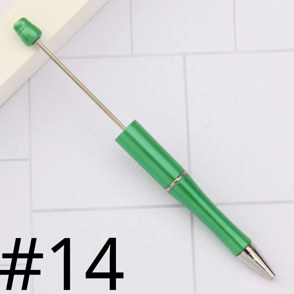 Plastic Beadable Pens | Beaded Pens in Solid, Ombre Gradient and Neon Colors, READ THE DESCRIPTION