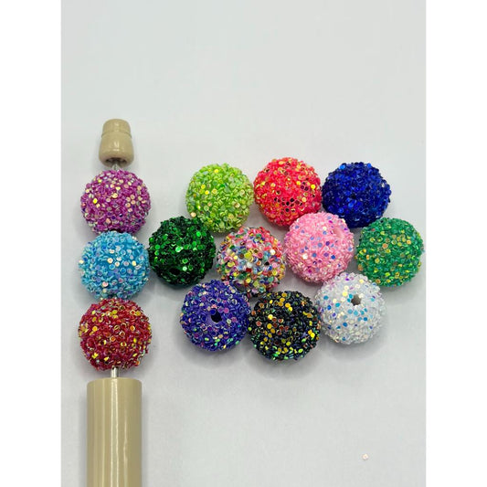 Sugar Beads Sparkling Rhinestone Beads 16mm