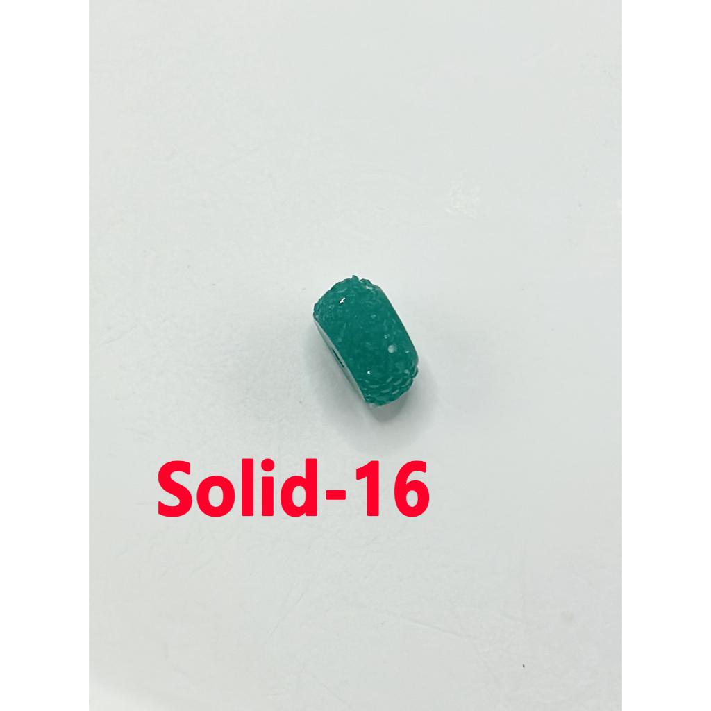 Colorful Wheel Acrylic Beads with Sugar Spacer Texture on Side, 12mm