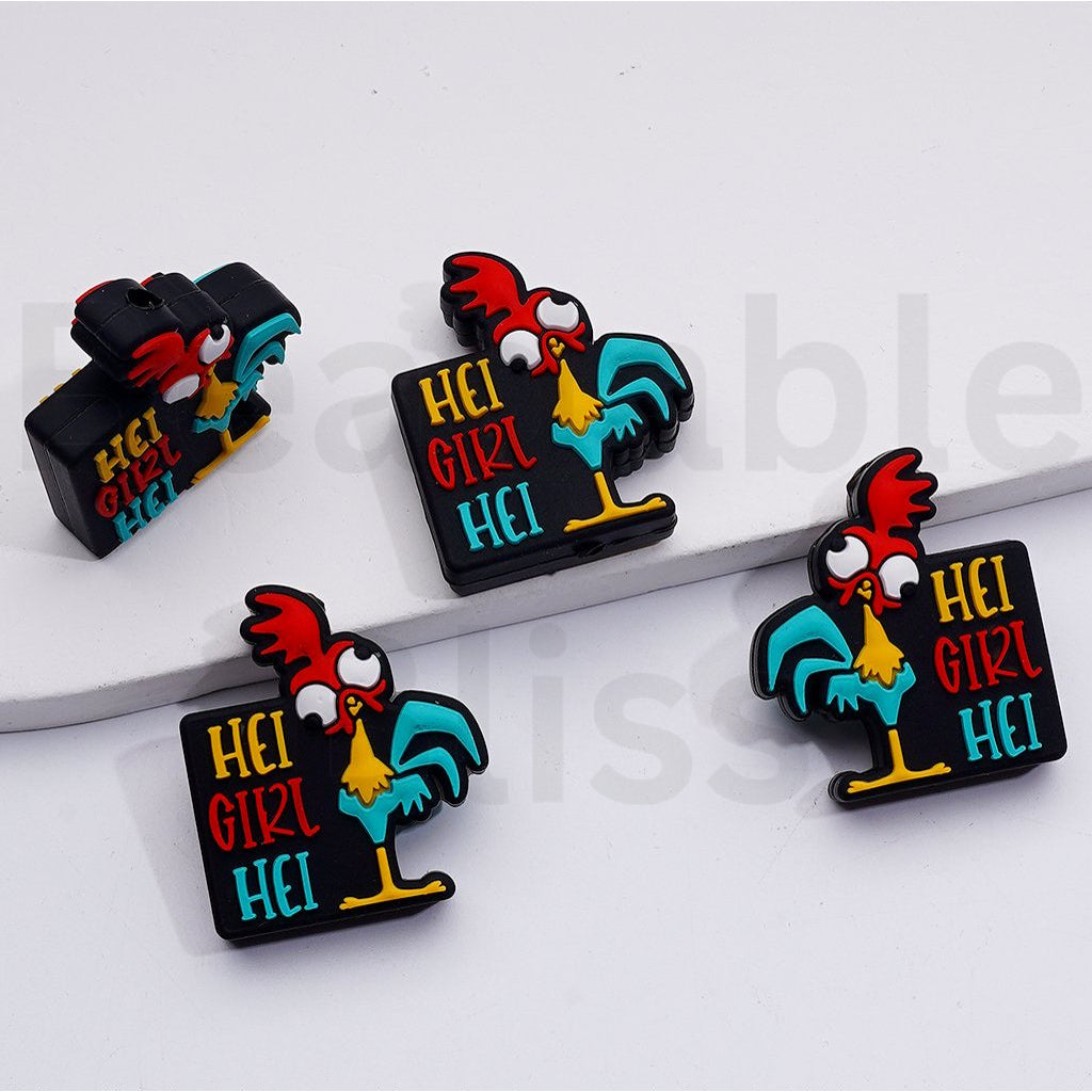 Cute Cartoon Cogswort Beaut and the Beas Ab Aladdi Ladd and the Tram Silicone Focal Beads