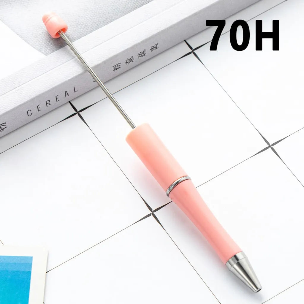 Plastic Beadable Pens | Beaded Pens in Solid, Ombre Gradient and Neon Colors, READ THE DESCRIPTION