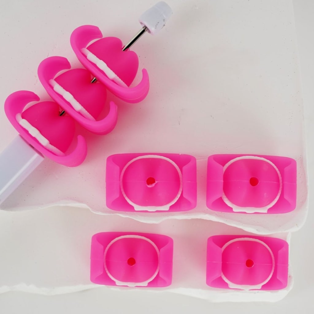 3D Vivid Cute Cowboy Hats Silicone Focal Beads