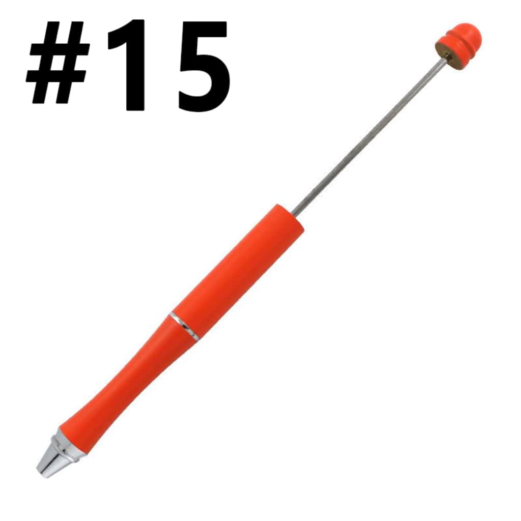 New Style Fashion Metal Beadable Pens in Solid Color (Refill Replacement is Available)