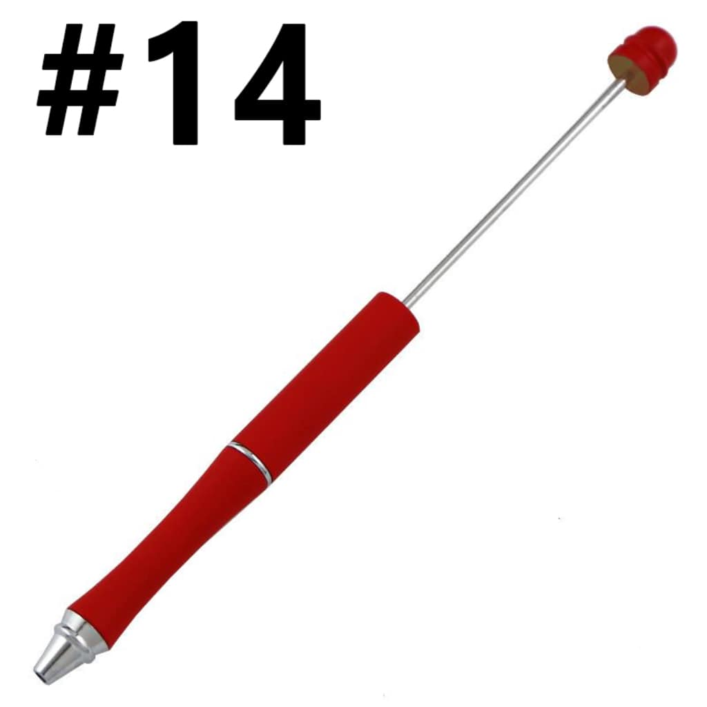 New Style Fashion Metal Beadable Pens in Solid Color (Refill Replacement is Available)