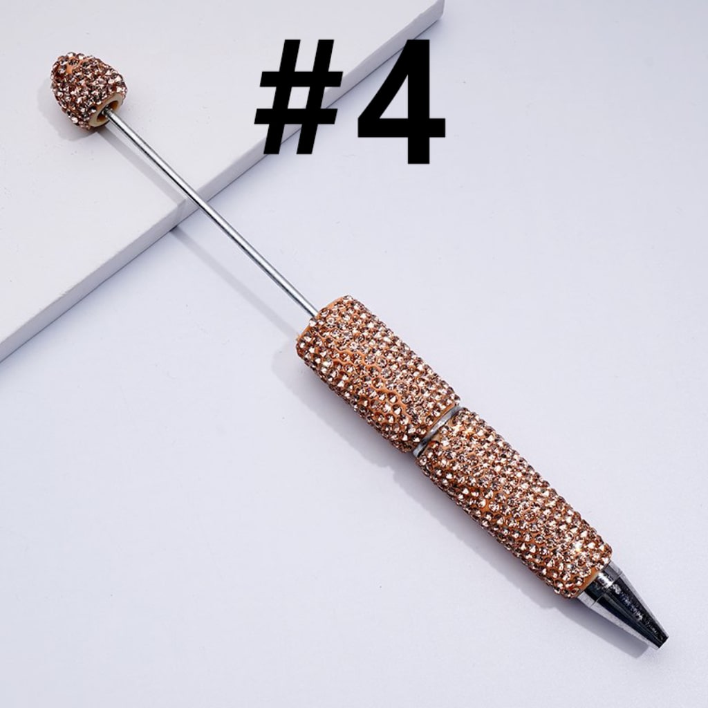 Beadable Rhinestones Pen, Bling Bling Style Fancy Beaded Pens