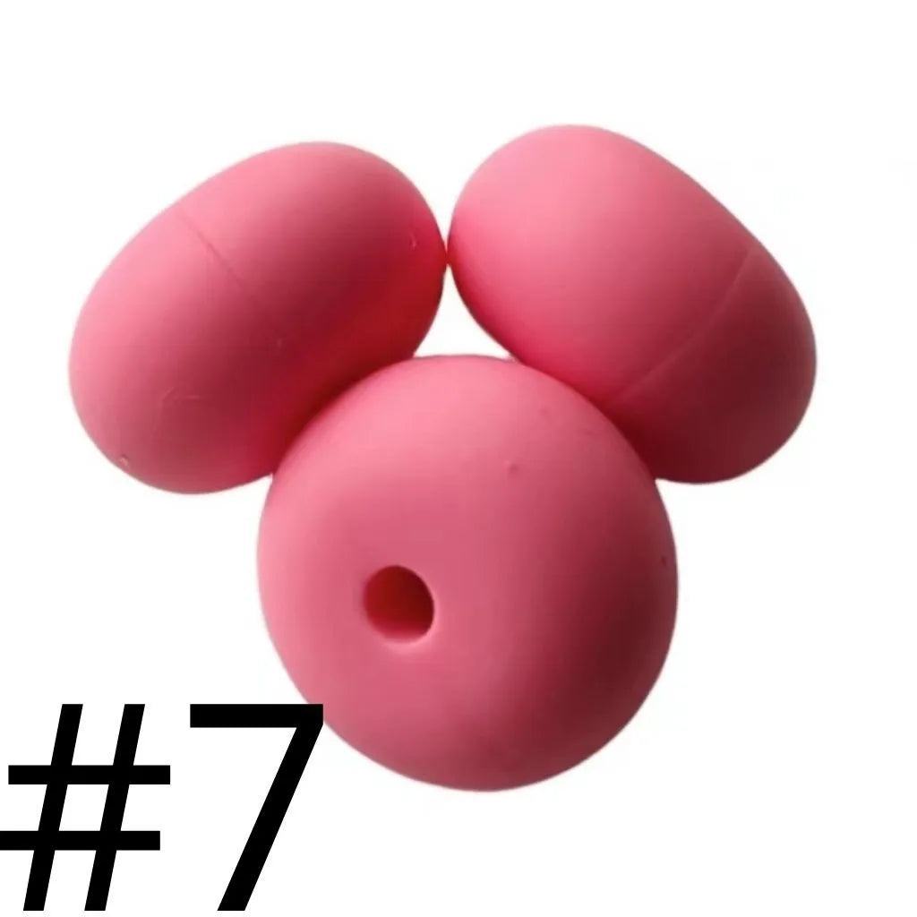 シリコンホイールビーズ そろばんビーズ