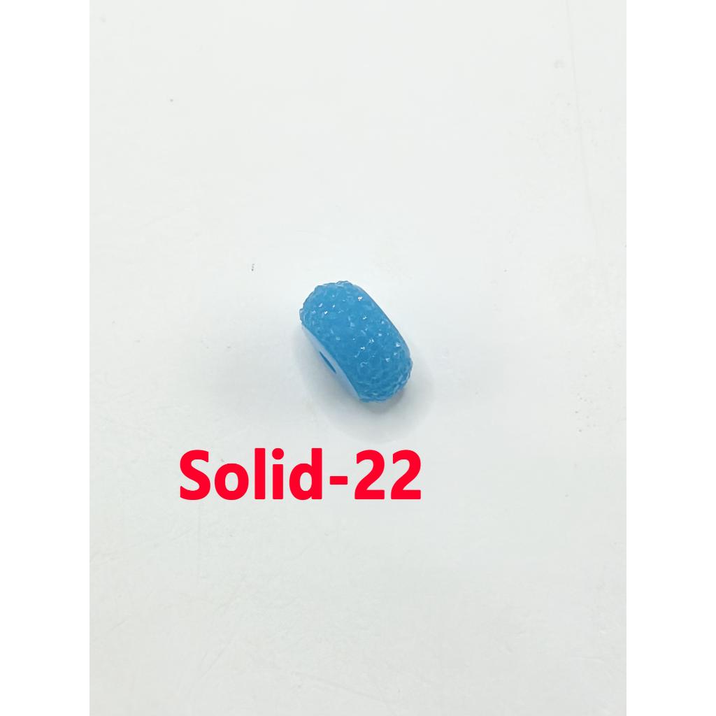 Colorful Wheel Acrylic Beads with Sugar Spacer Texture on Side, 12mm