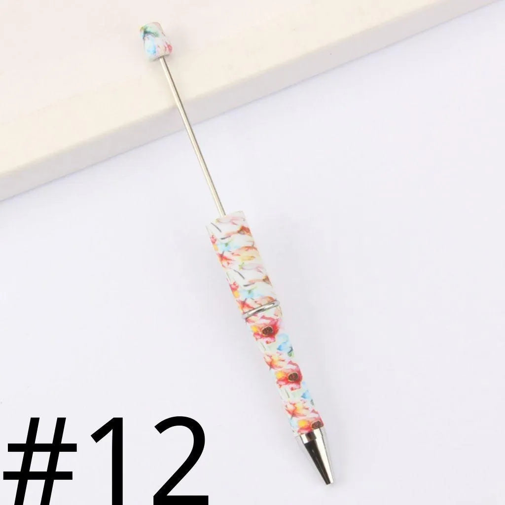 Random Mix Printed Beadable Pens
