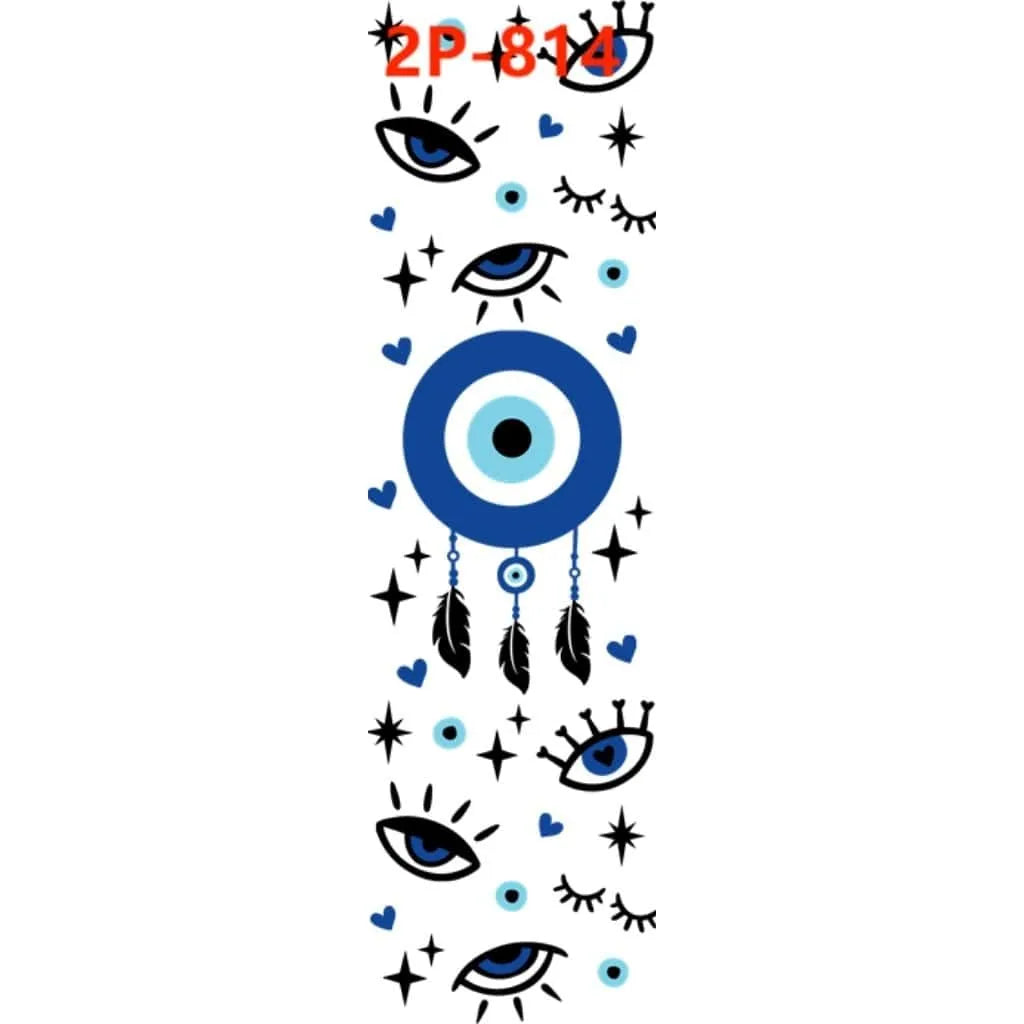 UV DTF Pen Wraps for Custom Pens, Sticker Decals, 111 mm by 32 mm (4.37'' by 1.25'')