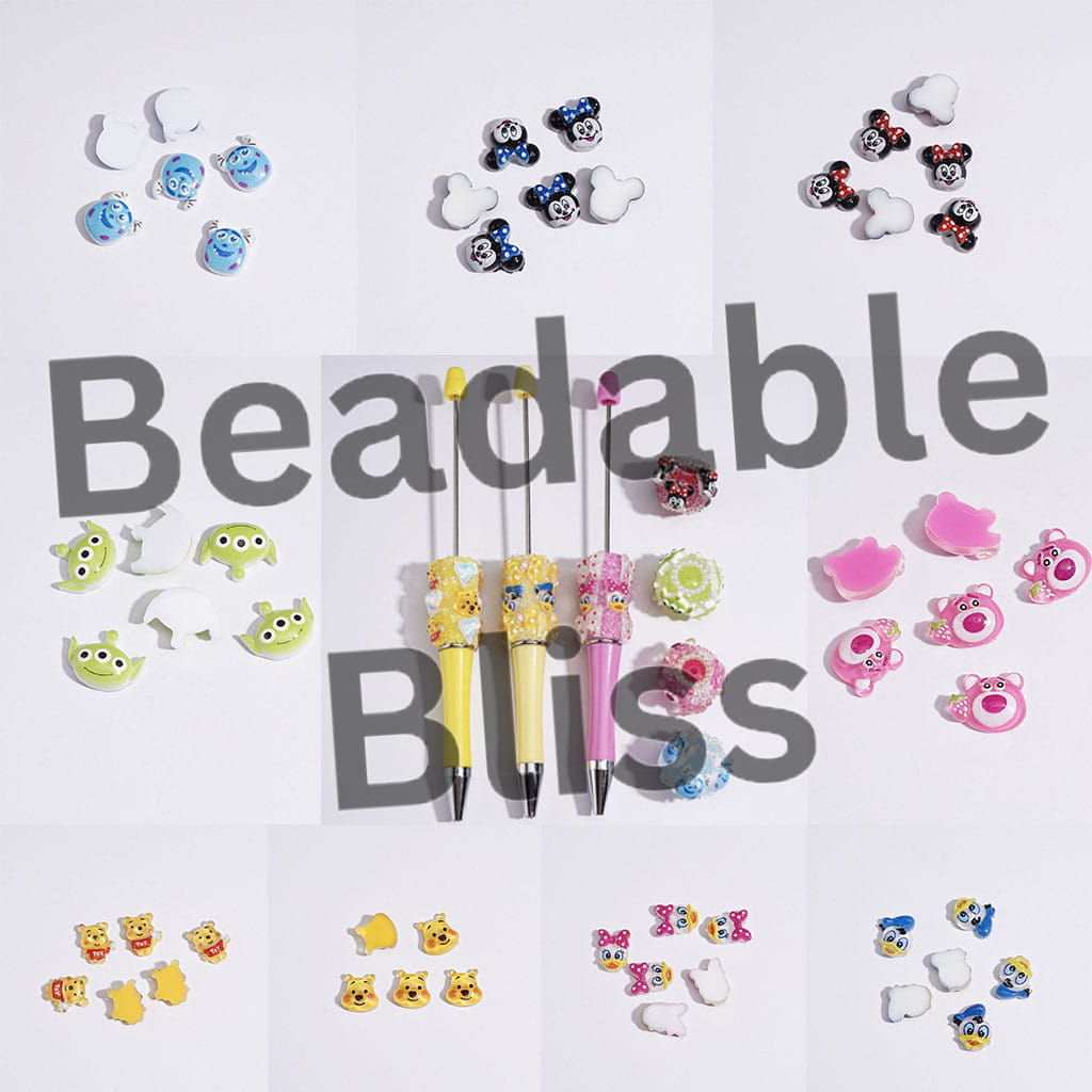 Mini Cute Cartoon Animal Character Charms for Jewelry Accessories
