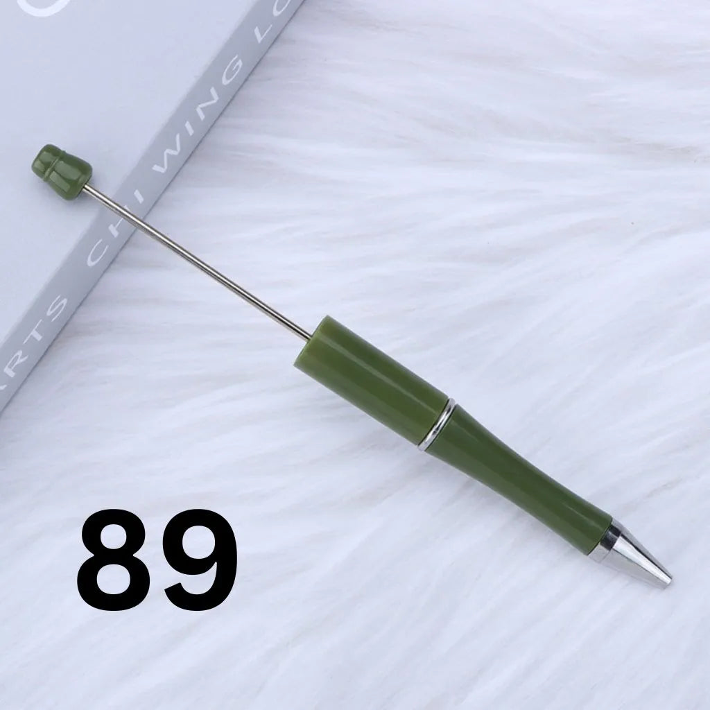 Plastic Beadable Pens | Beaded Pens in Solid, Ombre Gradient and Neon Colors, READ DESCRIPTION