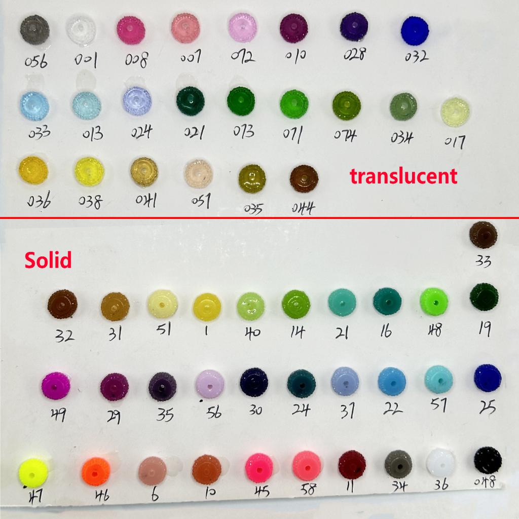 Colorful Wheel Acrylic Beads with Sugar Spacer Texture on Side, 12mm