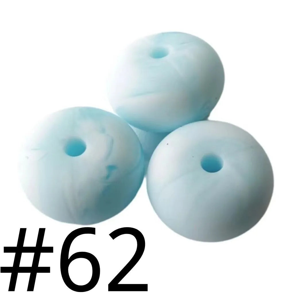 Silicone Wheel Beads  14mm