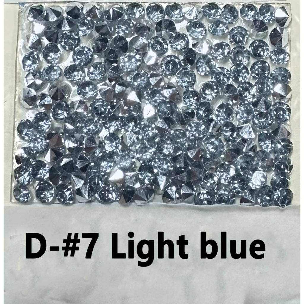 DIY Bling Bling Wraps Tapes with Cone Shape Rhinestones for Pen, Around 40*28MM, 78pcs in 1 Sheet, Please Read the Description