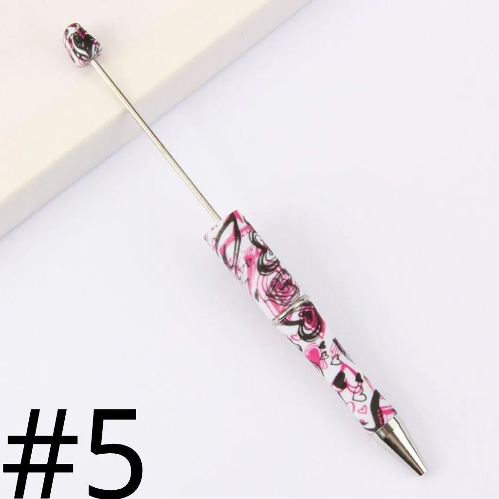 Random Mix Printed Beadable Pens