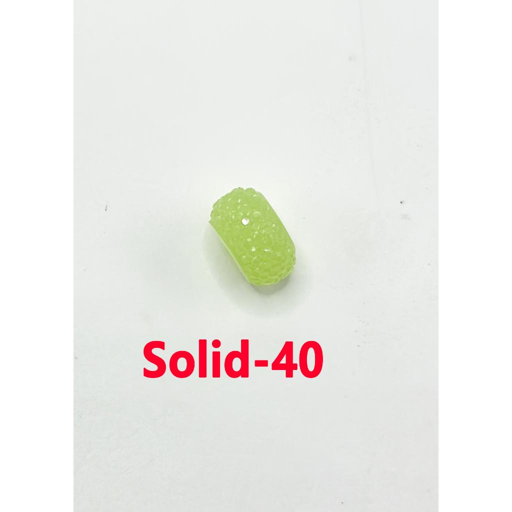 Colorful Wheel Acrylic Beads with Sugar Spacer Texture on Side, 12mm