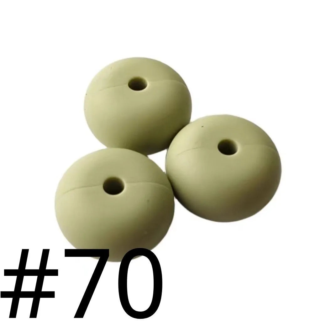 シリコンホイールビーズ そろばんビーズ