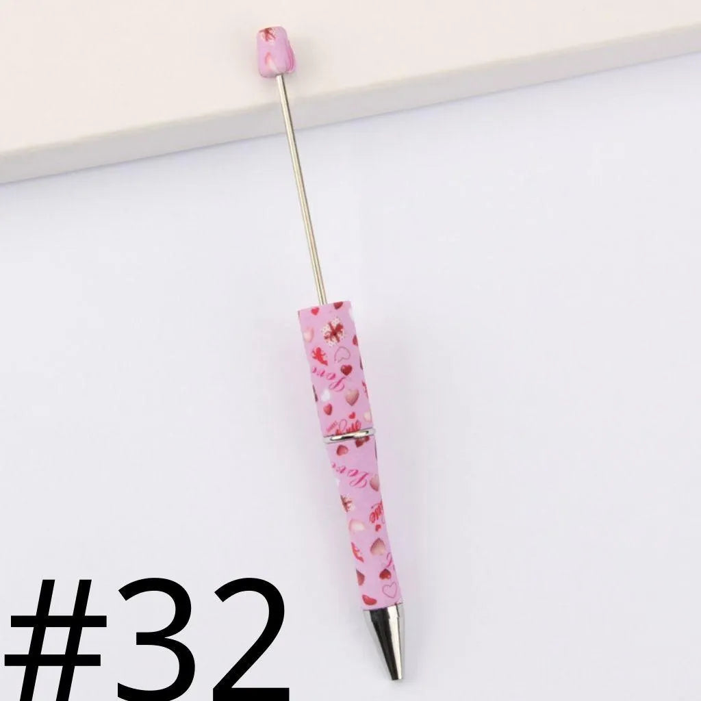 Random Mix Printed Beadable Pens