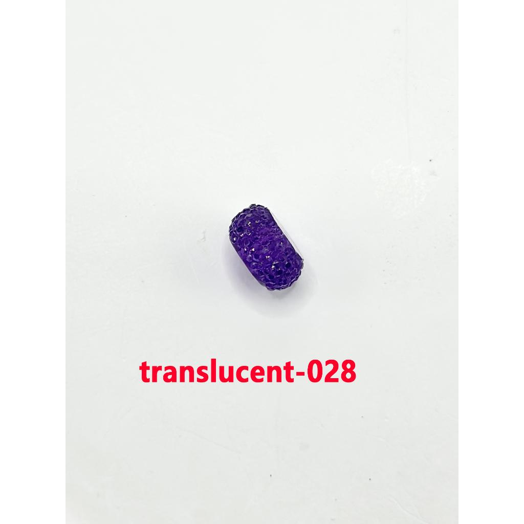 Colorful Wheel Acrylic Beads with Sugar Spacer Texture on Side, 12mm