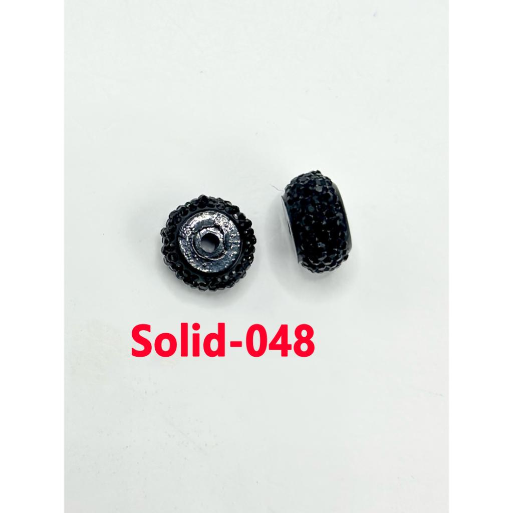 Colorful Wheel Acrylic Beads with Sugar Spacer Texture on Side, 12mm