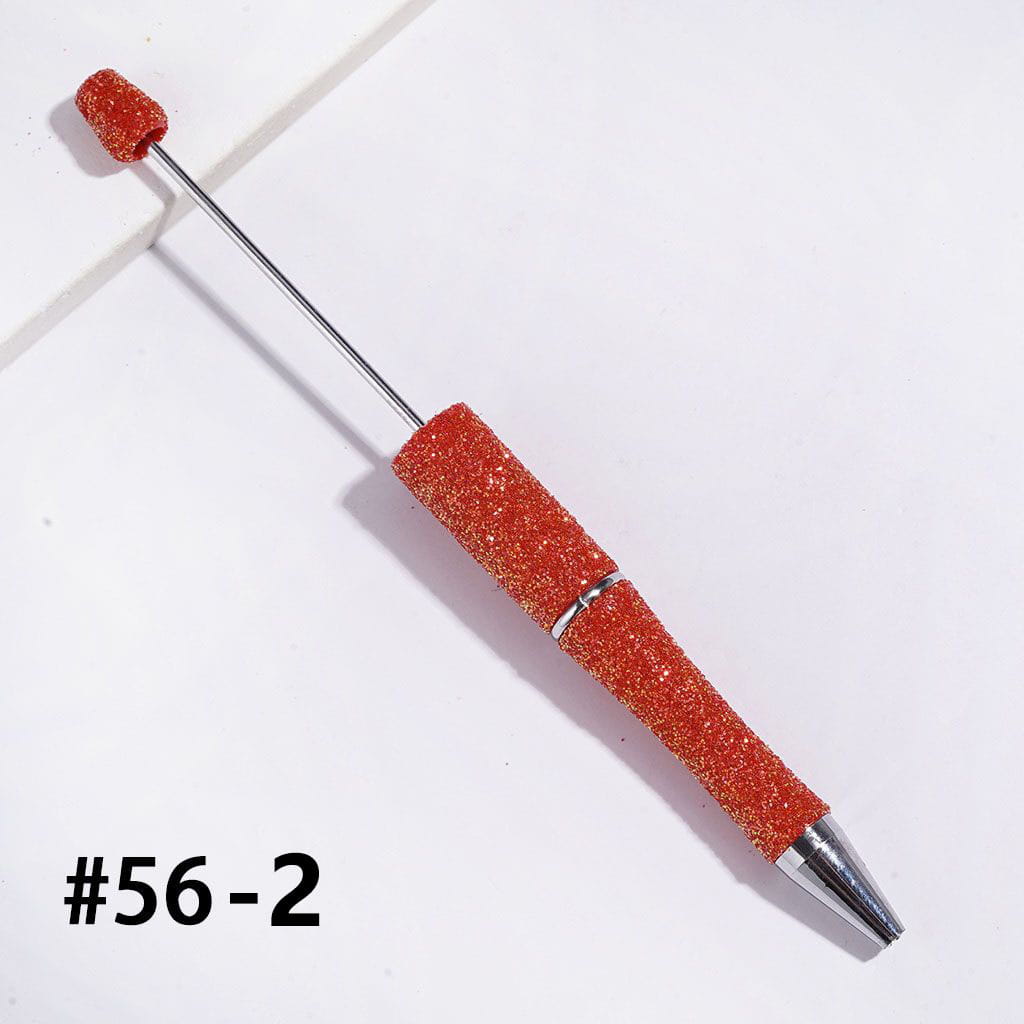 Beadable Pens with Dazzling Glitter Covered the Entire Pens, Multi-Color (The Surface Glitter May Shed Slightly)