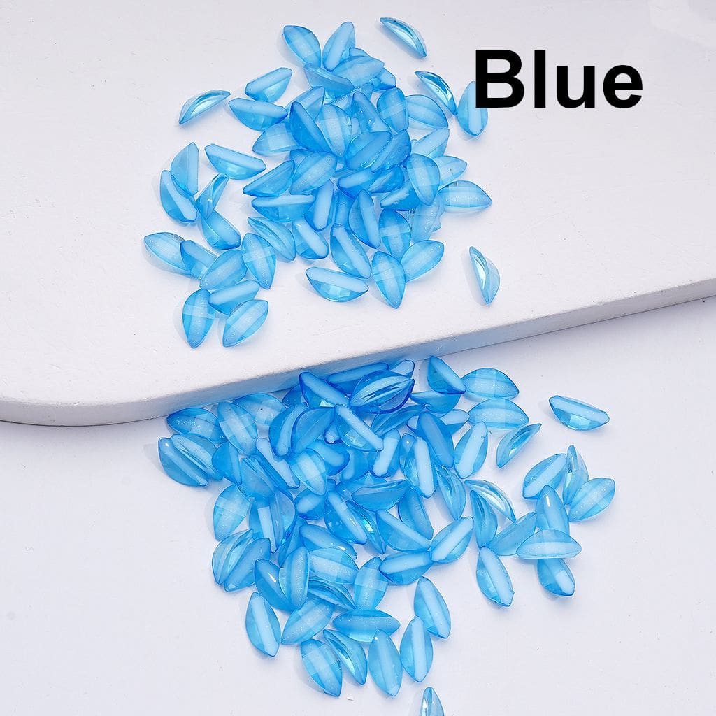 Mini Cute Glitter Tree Leaves Charm Jewelry Accessories （64.5g for 1000 Pieces)