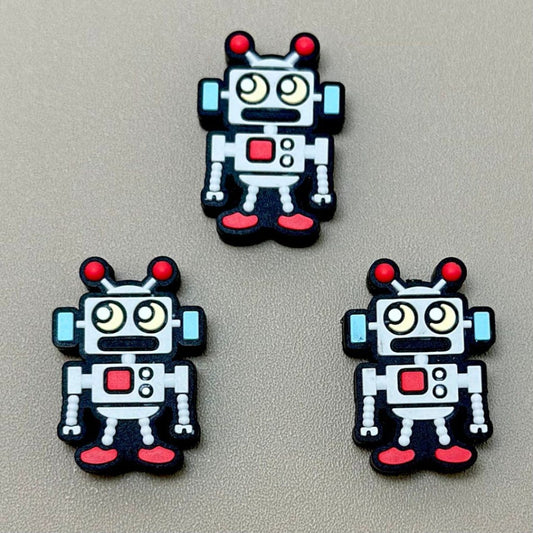 小さなかわいいロボットシリコンフォーカルビーズ