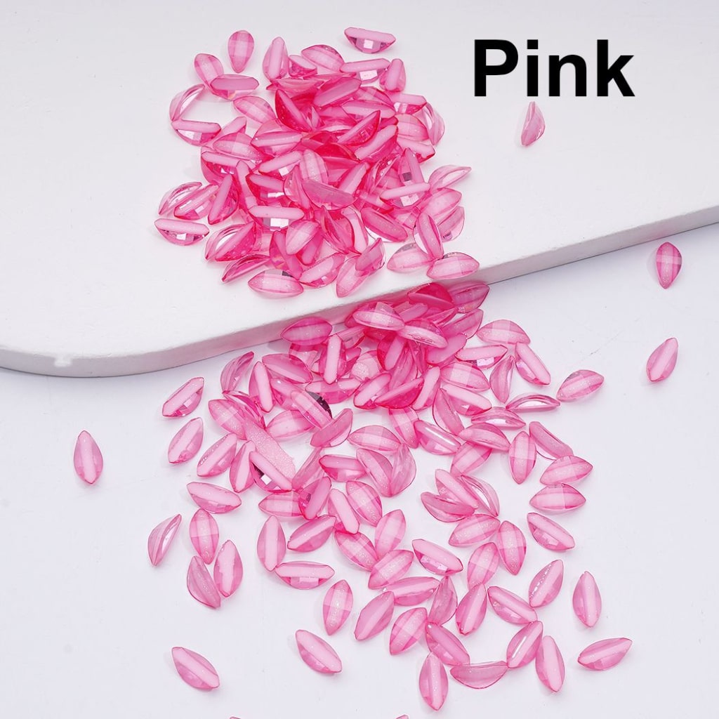 Mini Cute Glitter Tree Leaves Charm Jewelry Accessories （64.5g for 1000 Pieces)