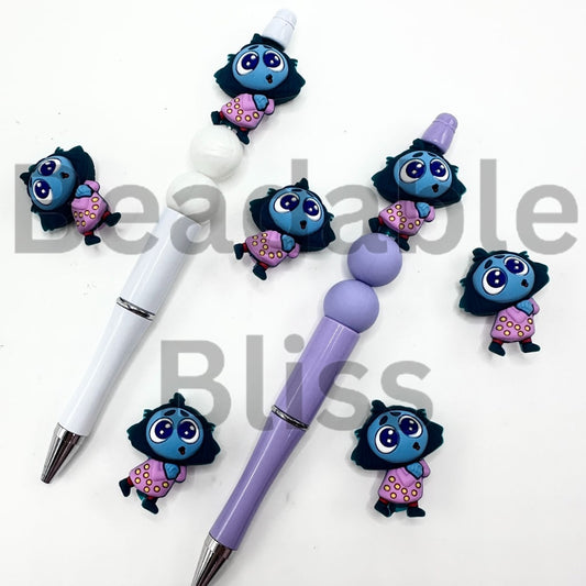 3D Insid Out Env Cartoon Silicone Focal Beads (Ship out in Around 4-6 Days after Ordering)